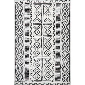 Nuloom Alisa Bohemian Area Rug - Gray 4' x 6' - 1 of 4