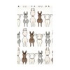 Hudson Baby Cotton Flannel Burp Cloths, Farm Friends Cream 10-Pack, One Size - 3 of 4
