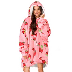 The Bare Homey - Adult Wearable Blanket - Fleece Side Pockets - 1 of 4