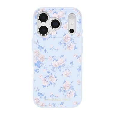 LoveShackFancy x Target – Case-Mate Everblooming Rosettes iPhone 17 Pro Case with MagSafe Whisper Blue