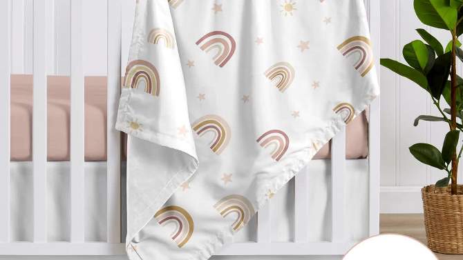 4pc Rainbow Twin Kids&#39; Comforter Bedding Set - Sweet Jojo Designs, 2 of 7, play video