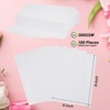 Unique Bargains Pure Cotton Water Coloring Paint Papers 100 Pcs White - 2 of 4
