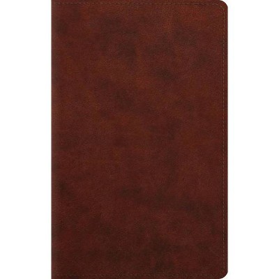 Large Print Personal Size Bible-ESV - (Leather Bound)