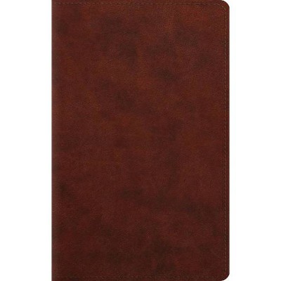 Large Print Personal Size Bible-ESV - (Leather Bound)