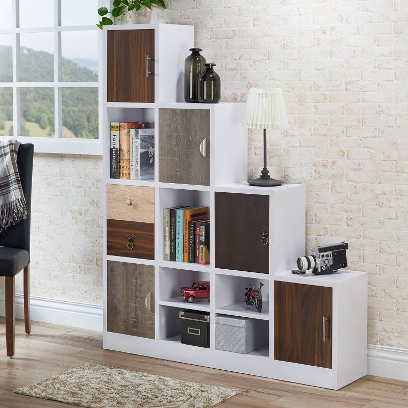 61.5&#34; Hirsch Contemporary Bookcase White - HOMES: Inside + Out, 3 of 12
