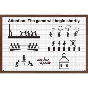 Trends International Netflix Squid Game - Games Framed Wall Poster Prints - 1 of 4