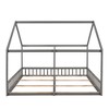 PAGED Modern Wooden Platform Bed, Twin Size Bed Frame with 2 Drawers, House Shaped Double Bed for Boy and Girl, No Box Spring Needed - 4 of 4
