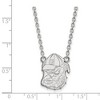 Black Bow Jewelry 14k White Gold Georgia Bulldogs NCAA Necklace 18 Inch - 2 of 4