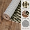 Modern Braided Printed Area Rug Farmhouse Indoor Carpet Low Pile Stain-Resistant Rugs Living Room Bedroom - 4 of 4