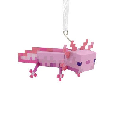 Hallmark Minecraft Axolotl Christmas Tree Ornament