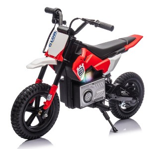 Whisen Youth Ride-On Motorcycle Toy with Shock Absorption for Ages 5-15 - 1 of 4