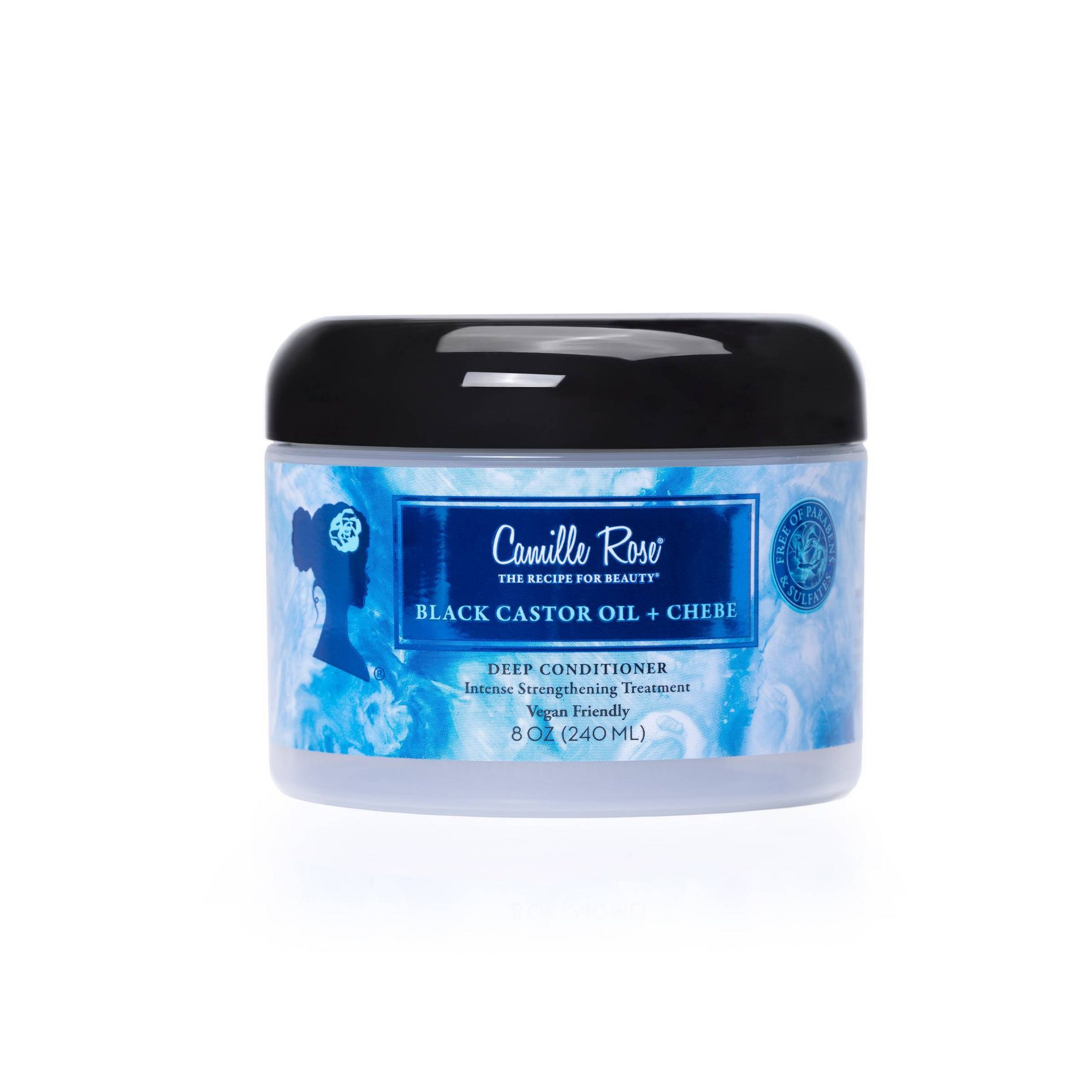 Camille Rose Black Castor Oil & Chebe Deep Conditioner - 8 fl oz