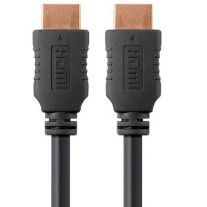 Monoprice HDMI Cable - 30 Feet - Black | High Speed, 4K@60Hz HDR, 18Gbps, 26AWG, YUV 4:4:4, Compatible with UHD TV and More - Select Series - 1 of 4