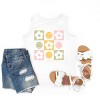 The Juniper Shop SmileyWorld Checkered Floral Smile Youth Tank Top - 2 of 4