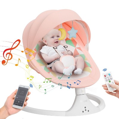 Napei Electric Baby Swing for Infants and Toddlers,with Bluetooth Music , 2 Seat Position,
5 Swing Angles with Gentle Speed