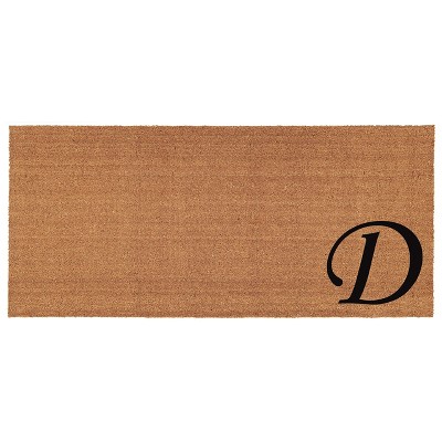 Calloway Mills 153622448D Urban Chic Monogram Doormat 2 ft. x 4 ft. (Letter D)
