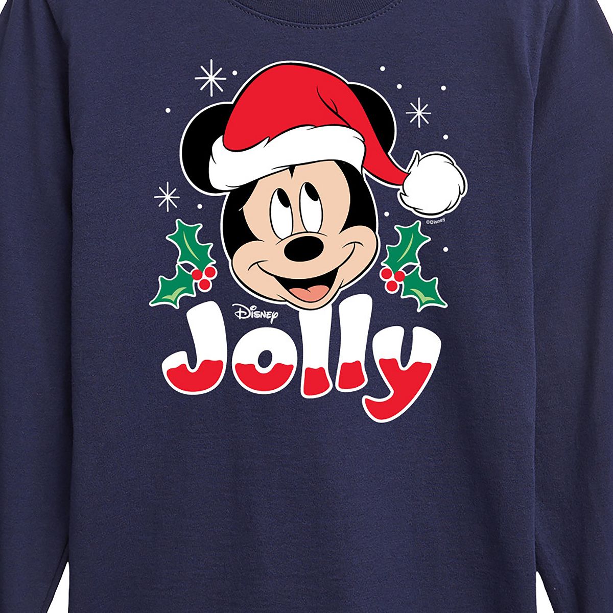 Boys' - Disney - Jolly Mickey Christmas Long Sleeve Graphic T-Shirt - thumbnail 7