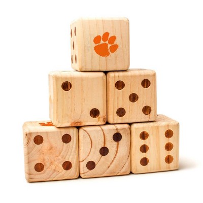 NCAA Clemson Tigers Lawn Bowling Yard Dice