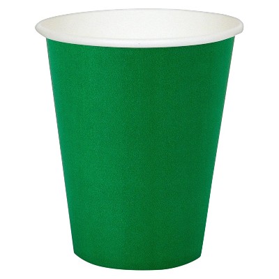 24ct 9 Oz. Cups - Green