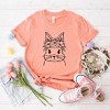 Simply Sage Market Women's Bunny Face Floral Short Sleeve Graphic Tee - 3 of 4