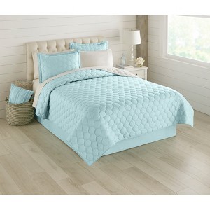 BrylaneHome BH Studio Reversible Quilt - 1 of 4