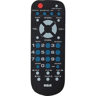 RCA 4-Device Universal Remote Streaming and Dual Navigation RCR414BHZ - The  Home Depot
