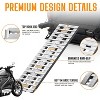 AMERLIFE Aluminum Ramps, Heavy-Duty Loading Ramp with U-Shaped Buckle and Hook Ends - 3 of 4