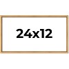 PosterPalooza | Panoramic Classic Modern Gold Frame - UV Acrylic, Foam Board Backing, Hanging Hardware - 2 of 4