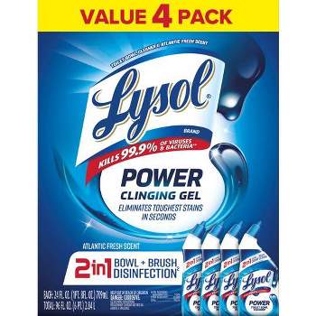 Lysol Power Clinging Gel - 96 fl oz/4ct