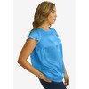 Jessica London Women's Plus Size Satin Blouse - 4 of 4