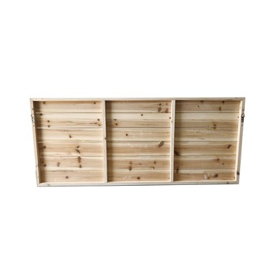 Highland Herd Photographic Print on Planked Fir Wood Wall Art