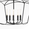 Quorum Lighting Mantle 5 - Light Pendant in  Matte Black - 3 of 3