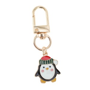 Unique Bargains Christmas Keychain Lobster Clasp Zinc Alloy Multicolor 1 Pc - 1 of 4