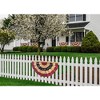 Briarwood Lane 4th of July Tea Stained Patriotic Bunting Usa 72" X 36" (Set of 3 1x1 For 4th of July Bundle - 4 of 4