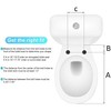 Whizmax Premium Non-Electric Elongated Bidet Toilet Seat with Dual Nozzle, Easy Installation, and Stylish Design for Elongated Toilets in White - 2 of 4