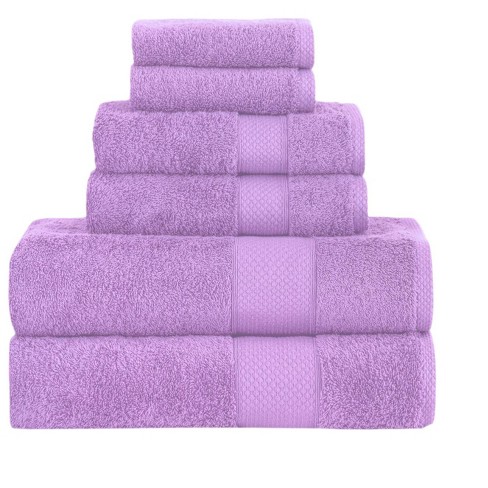 BAGNO MILANO Turkish Bath Towels, Soft Plush Jacquard Luxury Bath Towels,  Quick Dry Towel Set (2