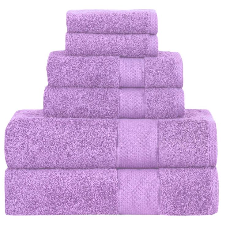 Classic Turkish Towels Set of Eight Madison Collection, 2 bath towels, 2 hand towels, and 2 wash cloths and 2 bath mats, 1 of 2