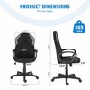 QingMoon Ergonomic Office Chair, Mesh and Tech Fabric Desk Chair, Adjustable Swivel Computer Chair with Lumbar Support for Home Office - 4 of 4