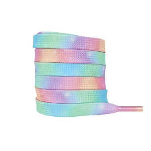 INSPIRE CHIC Tie-Dye Flat Shoe Laces Shoestrings for Sneakers Hiking Shoes 0.31'' 1 Pair - 1 of 4