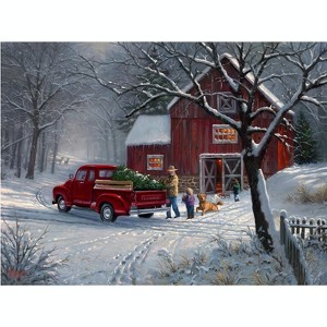 Sunsout Getting Ready for Christmas 1000 pc  Christmas Jigsaw Puzzle 53248 - 1 of 4