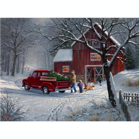 Sunsout Getting Ready for Christmas 1000 pc  Christmas Jigsaw Puzzle 53248 - image 1 of 4