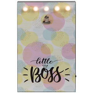 Northlight LED Lighted "Little Boss" Picture Frame with Clip - for a 4" x 6" Photo - 1 of 4