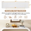 Okak Minimalist Console Table with Arched Corner, Entryway Table with Thick Tabletop and Legs, Accent Table for Entryway, Living Room - 3 of 4