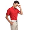 Men's Golf Polo Shirts Short Sleeve Collared T Shirt Casual Quick Dry Wicking Golfing Sports Shirts - 4 of 4