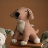 INFURNIC Baby and Toddler Learning Toys Premium Soft Handmade Puppy Plush for Early Cognitive Development Play, Peach, 10"*9"*10" - 4 of 4