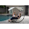 Vivere Cocoa Aluminum Double Chaise Rocker - 4 of 4