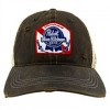Adult Pabst Blue Ribbon Brown Retro Brand Distressed PBR Trucker Hat - 2 of 4