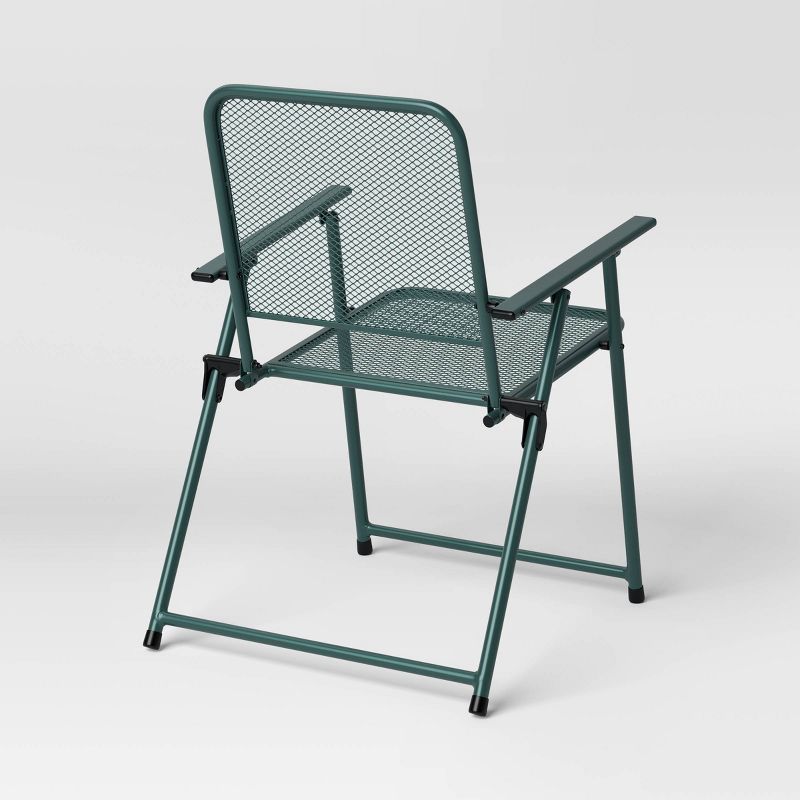 Metal Mesh Folding Outdoor Portable Sport Chair - Room Essentials™
, 4 of 8