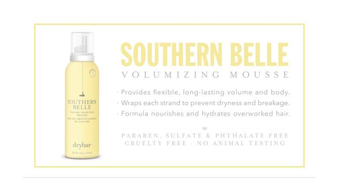 Drybar Southern Belle Volume-Boosting Mousse - 6.5oz - Ulta Beauty, 2 of 6, play video