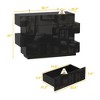 Famapy Modern Black High-Gloss Dresser Chest of Drawers – Tiered Sliding Storage Cabinet - 4 of 4